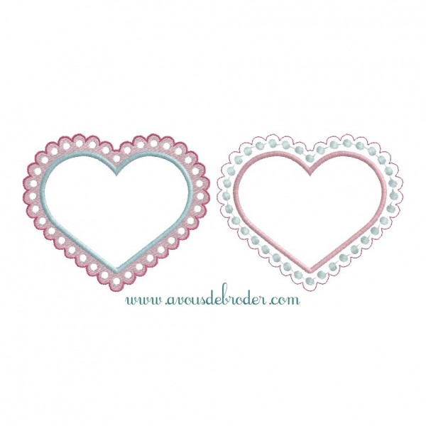 Cadres Coeur et Festons