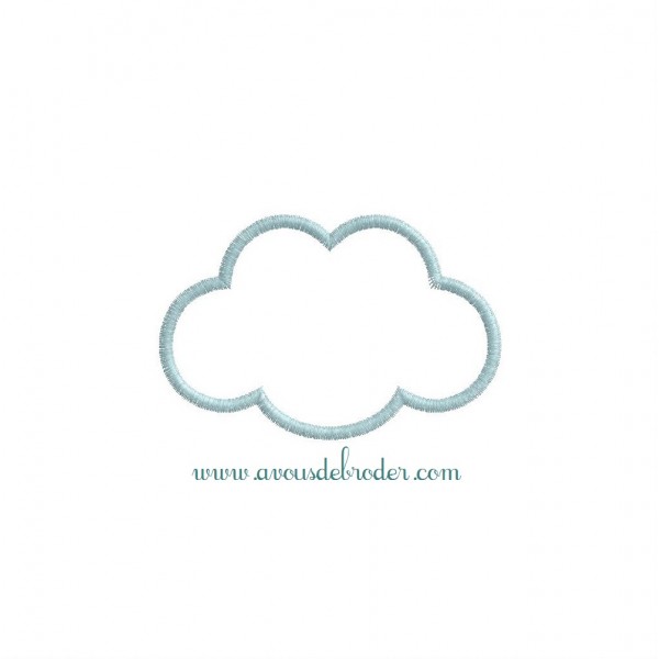 Nuages - appliqué