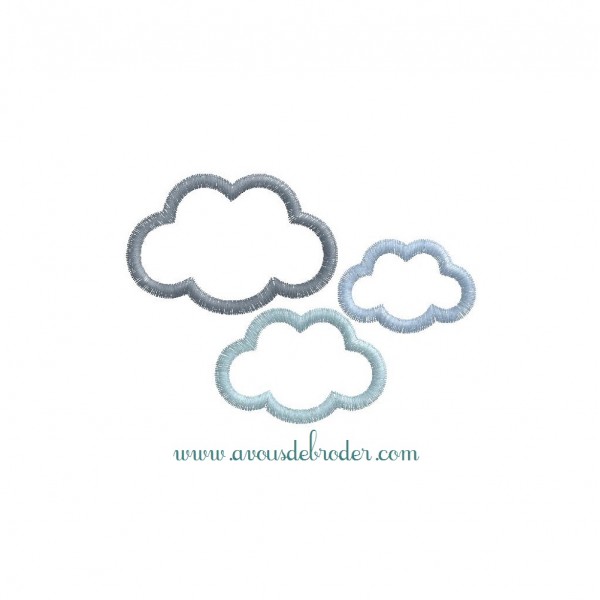 Nuages - appliqué