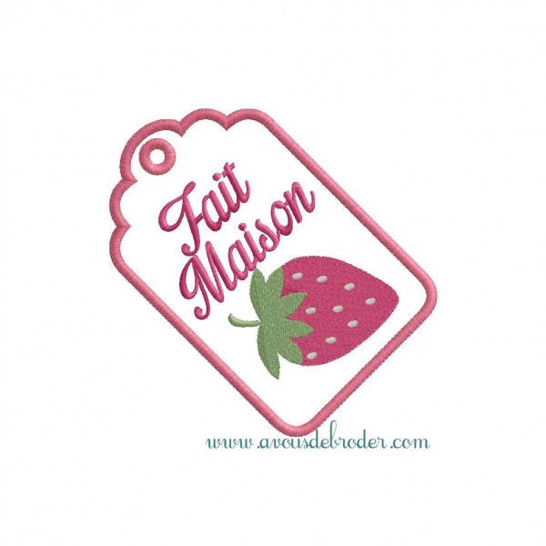 Etiquette Fraise