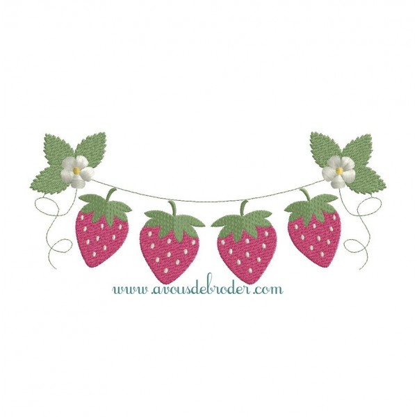 Guirlande de Fraises