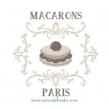 Macaron Chantilly avec Cadre